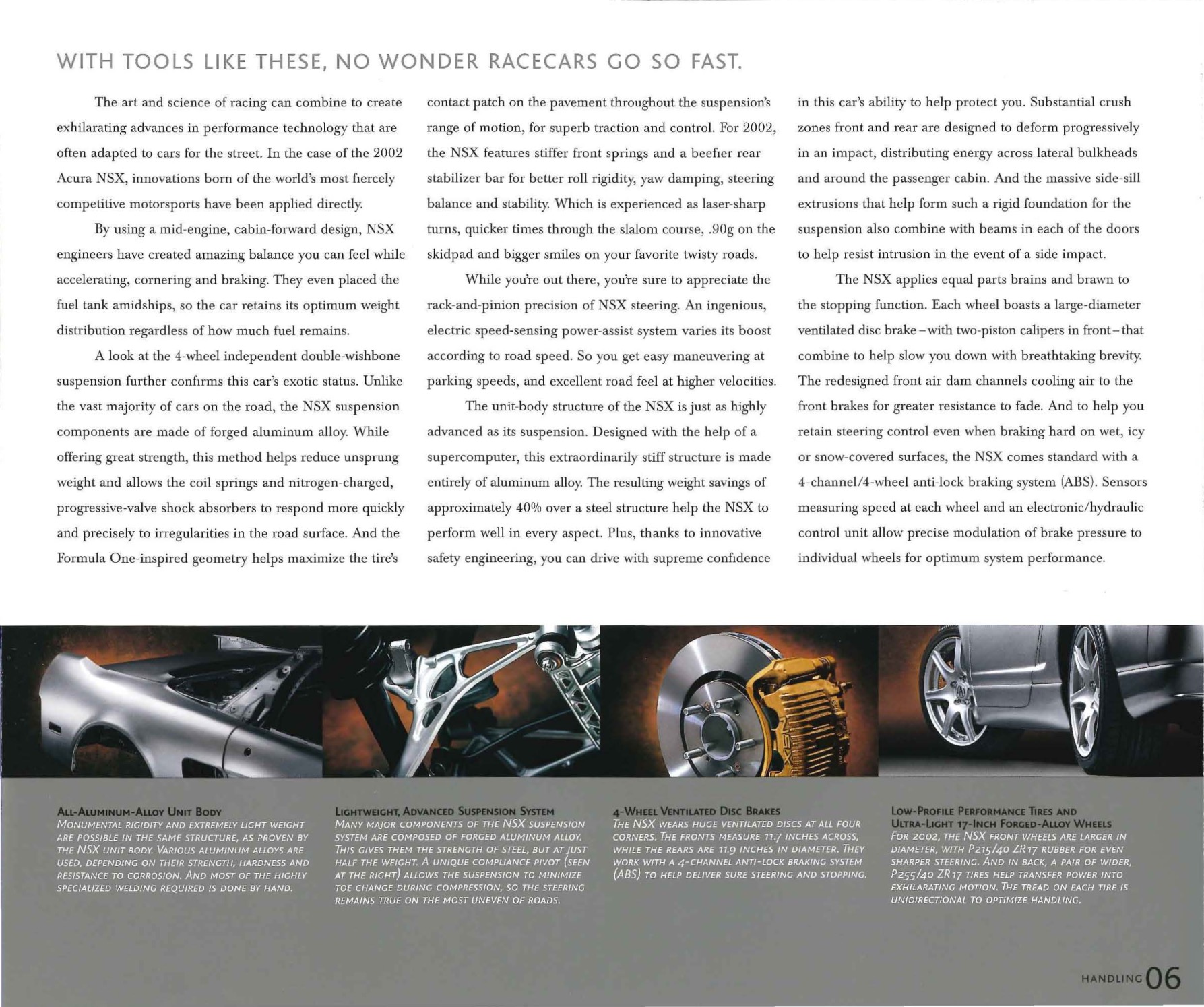 2002 Acura NSX Brochure Page 8